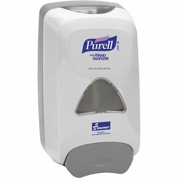 AbilityOne  SKILCRAFT Purell FMX-12 Foam Soap Dispenser - Manual - 1200mL - Dove Gray