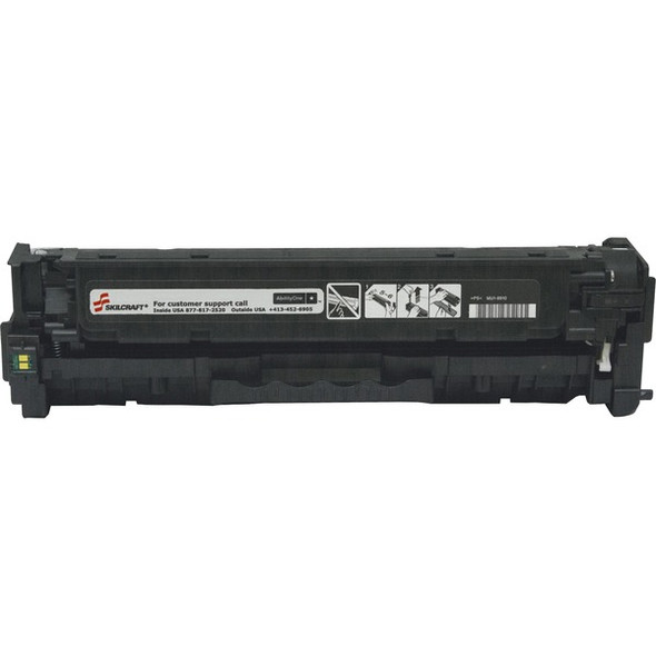 AbilityOne  SKILCRAFT Remanufactured Laser Toner Cartridge - Alternative for HP CE403A, CE507A - Cyan - 1 Each - 6000 Pages