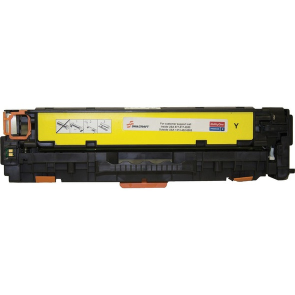 AbilityOne  SKILCRAFT Remanufactured Laser Toner Cartridge - Alternative for HP 304A (CC532A) - Yellow - 1 Each - 2800 Pages