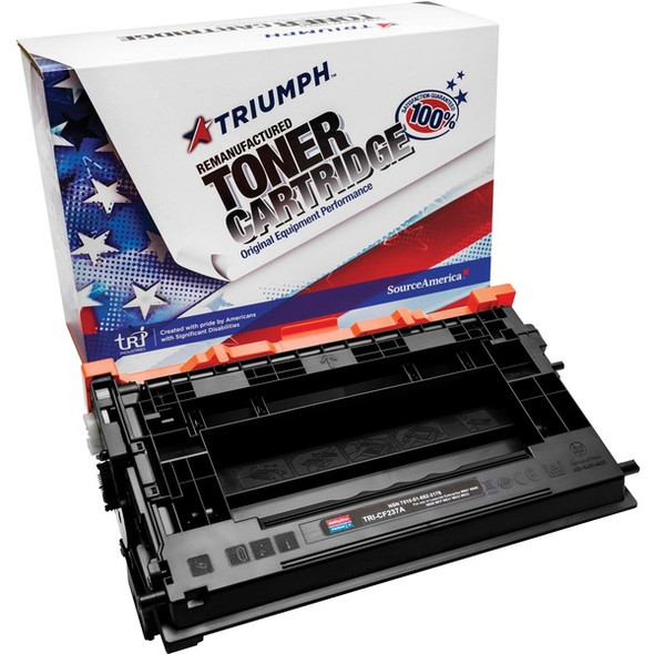 SKILCRAFT Remanufactured Laser Toner Cartridge - Alternative for HP 37A - Black - 1 Each - 11000 Pages