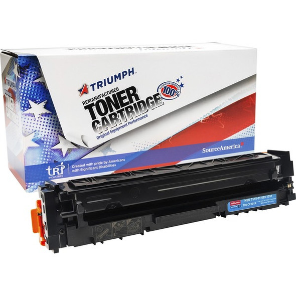 AbilityOne  SKILCRAFT Remanufactured Laser Toner Cartridge - Alternative for HP 202X - Cyan - 1 / Carton - 2500 Pages