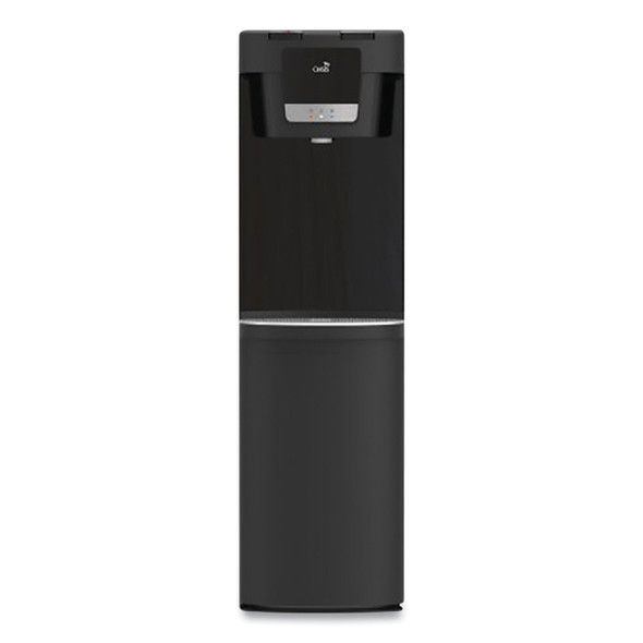 MaxxFill Flex Hot and Cold Water Dispenser, 2.11 gal/Hot Water per Hour, 12.2 x 14.2 x 42.33, Black/Stainless Steel