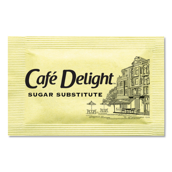Yellow Sweetener Packets, 0.08 g Packet, 2000 Packets/Box