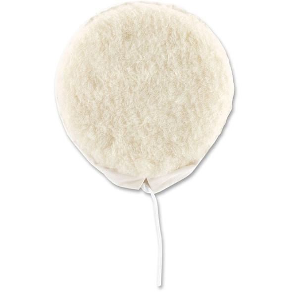 Oreck Orbiter Floor Machine Lambs Wool Bonnet - 12" Diameter - 1Each x 12" Diameter - Lamb's Wool - Warm White