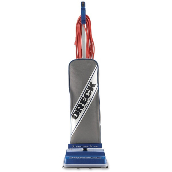 Oreck XL2100RHS XL Commercial Upright Vacuum - Bagged - Brushroll, Brush - 12" Cleaning Width - Carpet, Wooden Floor, Laminate Floor, Bare Floor, Tile Floor - 35 ft Cable Length - Blue, Gray