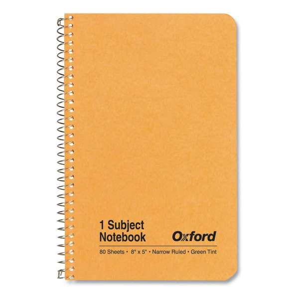 One-Subject Notebook, Narrow Rule, Natural Kraft Cover, (80) 8 x 5 Sheets