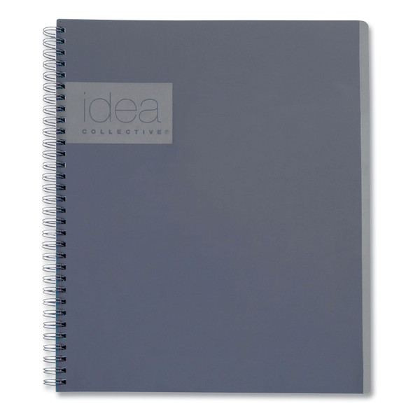 Idea Collective Professional Notebook, 1-Subject, Medium/College Rule, Gray Cover, (80) 11 x 8.25 Sheets