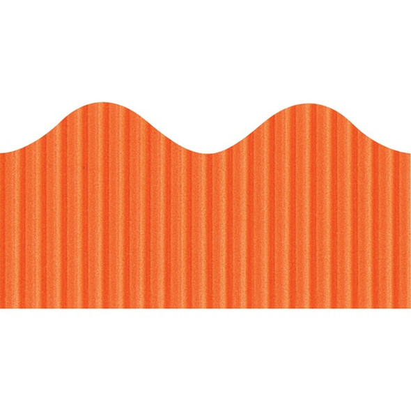 Bordette Decorative Border - Orange - 2.25" x 50' - 1 Roll/Pkg