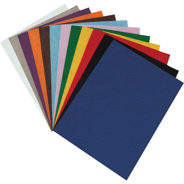 Creativity Street Felt Sheets Assortment - Craft - 9"Height x 12"Width - 12 / Pack - Assorted