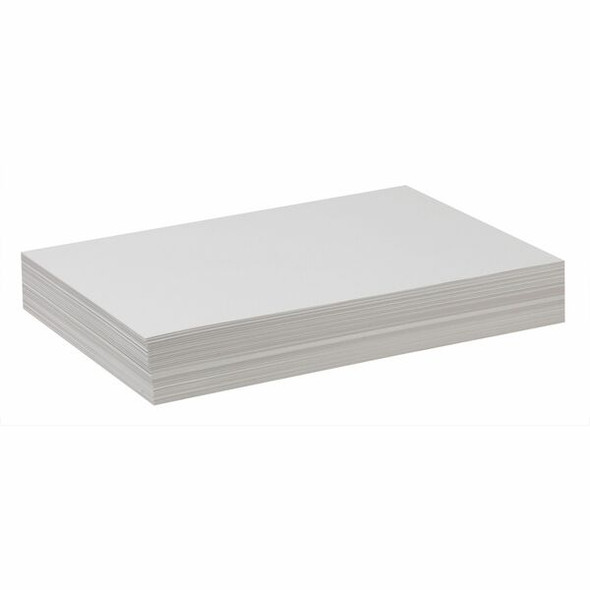 Pacon Drawing Paper - 500 Sheets - Plain - 12" x 18" - White Paper - Standard Weight - 500 / Ream