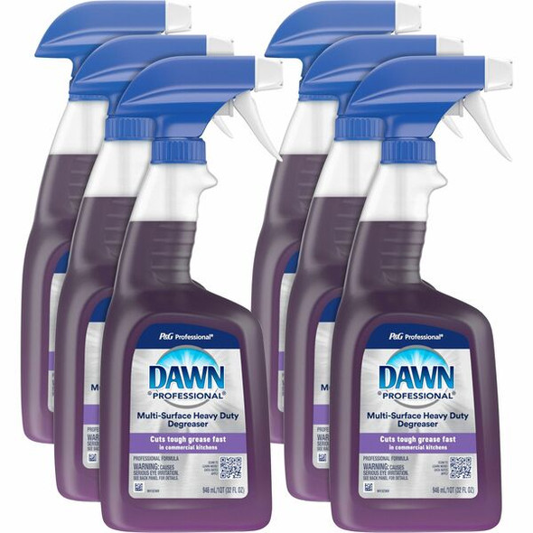 Dawn Pro Heavy Duty Degreaser - Ready-To-Use - 32 fl oz (1 quart) - 6 / Carton - Purple