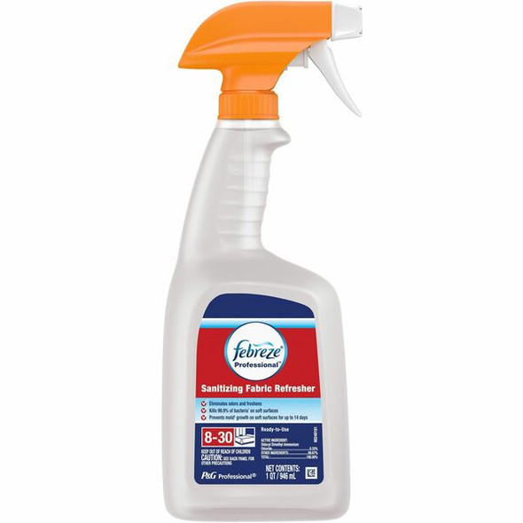 Febreze Sanitizing Fabric Refresh - Concentrate - 32 oz (2 lb) - Light Fresh Scent - 1 Each - Red, Blue