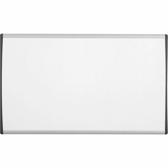 Quartet Arc Cubicle Magnetic Whiteboard - 24" (2 ft) Width x 14" (1.2 ft) Height - White Painted Steel Surface - Silver Aluminum Frame - Horizontal - Magnetic - 1 Each