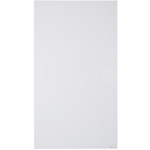 Quartet InvisaMount Vertical Glass Dry-Erase Board - 48x85 - 85" (7.1 ft) Width x 48" (4 ft) Height - White Glass Surface - Rectangle - Vertical - Magnetic - 1 Each