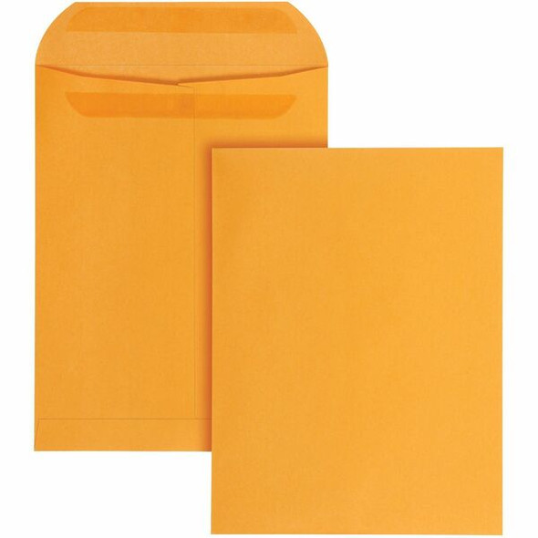 Quality Park 9-1/2 x 12-1/2 Catalog Envelopes with Self-Seal Closure - Catalog - #12 1/2 - 9 1/2" Width x 12 1/2" Length - 28 lb - Self-sealing - Kraft - 250 / Box - Kraft