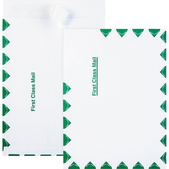 Quality Park 9 x 12 Ship-Lite&reg; First Class Mail Catalog Envelopes with Self-Seal Closure - First Class Mail - 9" Width x 12" Length - Self-sealing - 100 / Box - White
