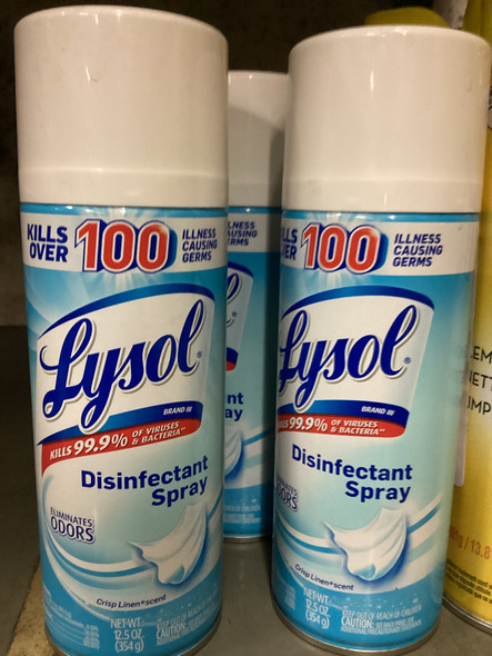 Disinfectant Spray Lysol 12.5 OZ