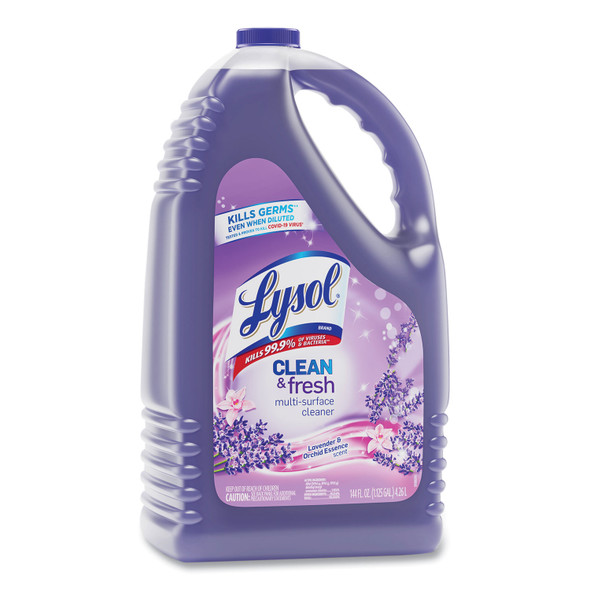 Clean and Fresh Multi-Surface Cleaner, Lavender and Orchid Essence, 144 oz Bottle