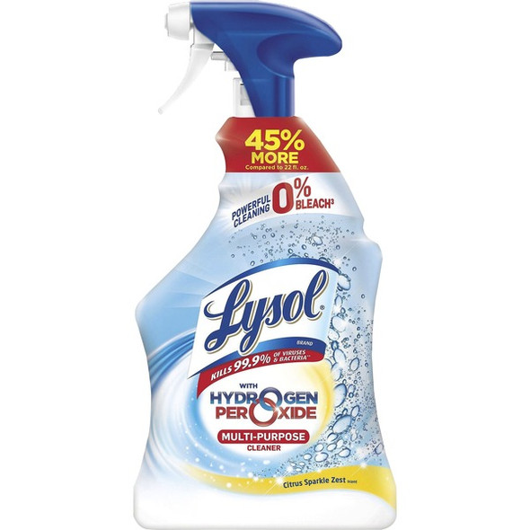 Lysol Hydrogen Peroxide Cleaner - 32 fl oz (1 quart) - Citrus ScentSpray Bottle - 1 Each