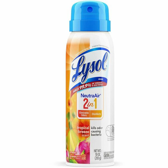 Lysol Neutra Air 2 in 1 Spray - 10 oz (0.62 lb) - Tropical Breeze Scent - 1 Each