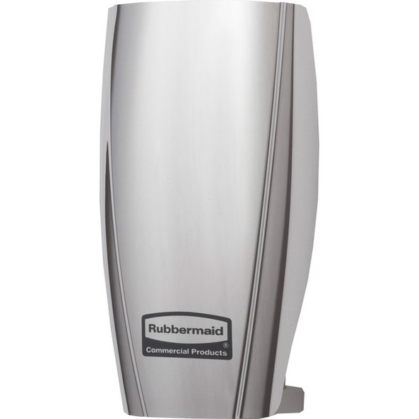 Rubbermaid Commercial TCell Air Freshening Dispenser - 90 Day Refill Life - 6000 ftÃƒâ€šÃ‚Â³ Coverage - 12 / Carton - Chrome