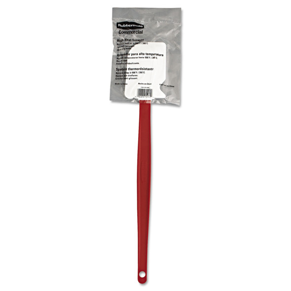 High-Heat Cook's Scraper, 16 1/2", Red/White