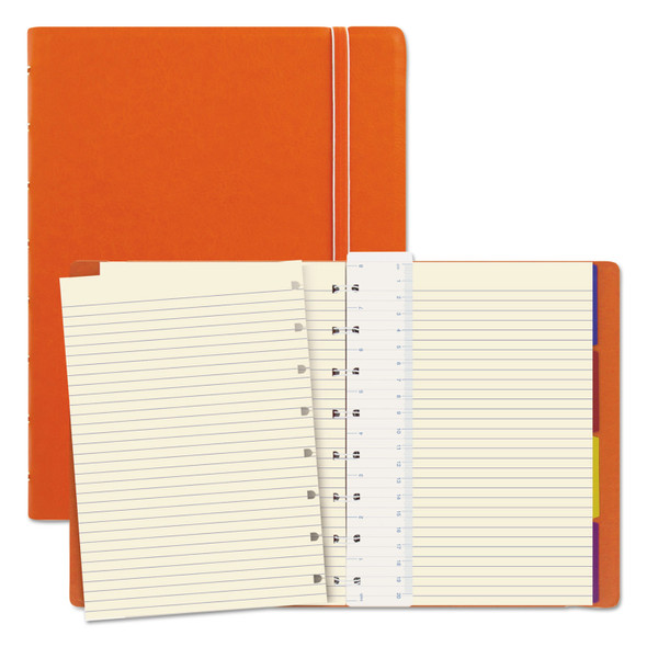 Notebook, 1-Subject, Medium/College Rule, Orange Cover, (112) 8.25 x 5.81 Sheets