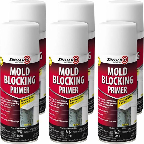 Zinsser Mold Killing Primer - 6 / Carton - White