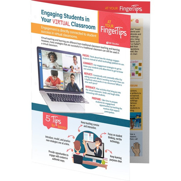 Shell Education Engaging Virtual Classroom Guide Printed Book - 4 Pages - Book - Grade K-12 - Multilingual
