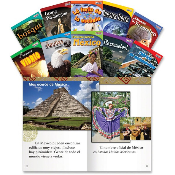 Shell Education TFK 1st-grade Spanish 10-Book Set 1 Printed Book - Book - Grade 2 - Spanish