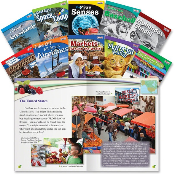 Shell Education TFK Fluent 3rd-grade 10-Book Set 1 Printed Book - Book - Grade 3 - English