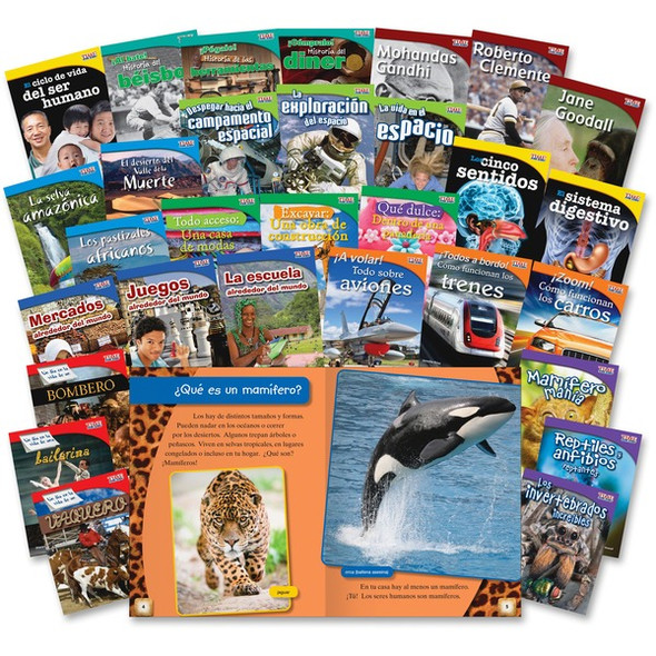 Shell Education TFK Spanish 3rd-grade 30-Book Set Printed Book - Book - Grade 3 - Spanish