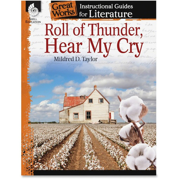 Shell Education Roll of Thunder Hear My Cry Great Works Instructional Guides Printed Book by Mildred D.Taylor - 72 Pages - Shell Educational Publishing Publication - Book - Grade 4-8