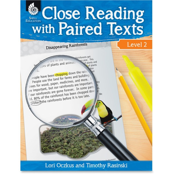 Shell Education Education Close Reading Level 2 Guide Printed Book by Lori Oczkus, M.A, Timothy Rasinski, Ph.D. - 128 Pages - Shell Educational Publishing Publication - Book - Grade 2