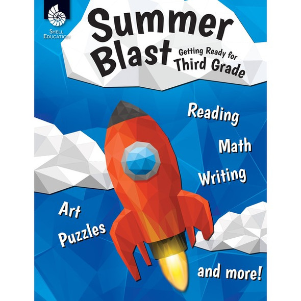 Shell Education Summer Blast Student Workbook Printed Book by Wendy Conklin - 128 Pages - Book - Grade 2-3 - Multilingual