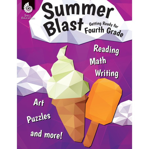 Shell Education Summer Blast Student Workbook Printed Book by Wendy Conklin - 128 Pages - Book - Grade 3-4 - Multilingual