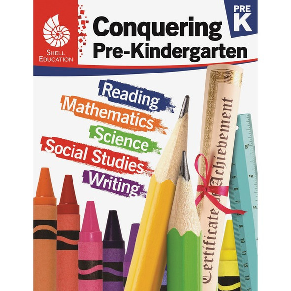 Shell Education Conquering Pre-Kindergarten Printed Book - 168 Pages - Book - Grade Pre-K