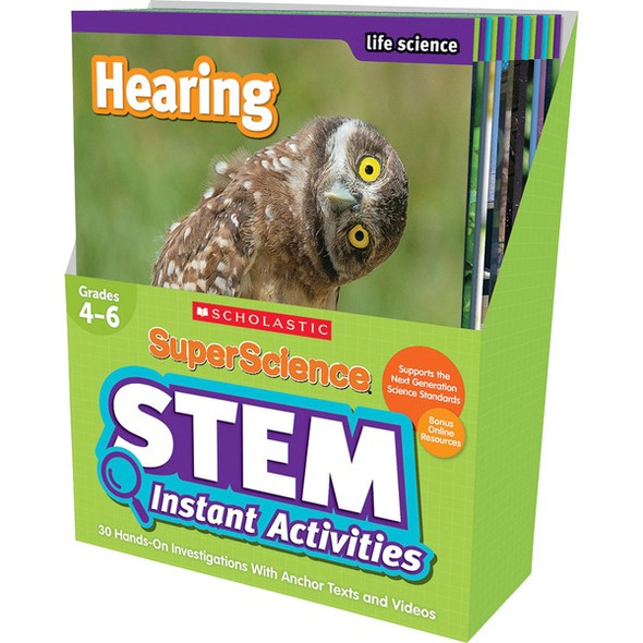 Scholastic SuperScience STEM Instant Activities Printed Book - Grade 4-6