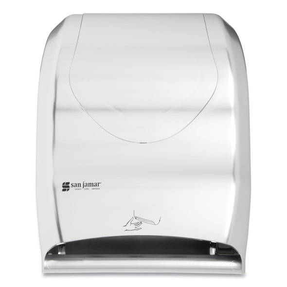 Smart System with iQ Sensor Towel Dispenser, 16.5 x 9.75 x 12, Silver