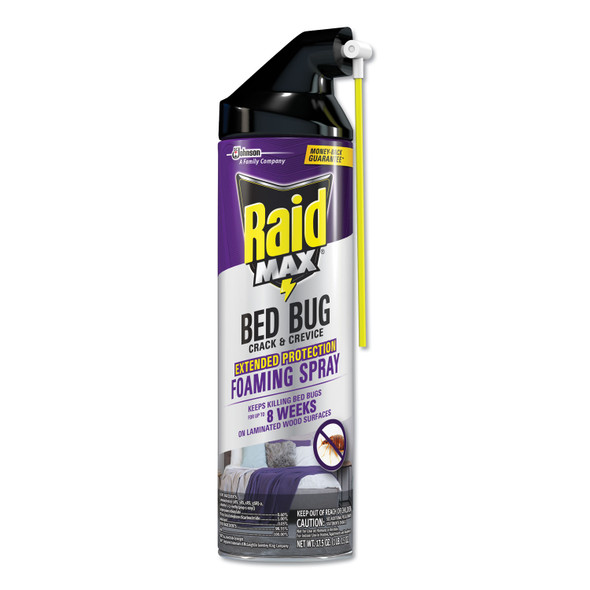 Foaming Crack and Crevice Bed Bug Killer, 17.5 oz Aerosol Spray, 6/Carton