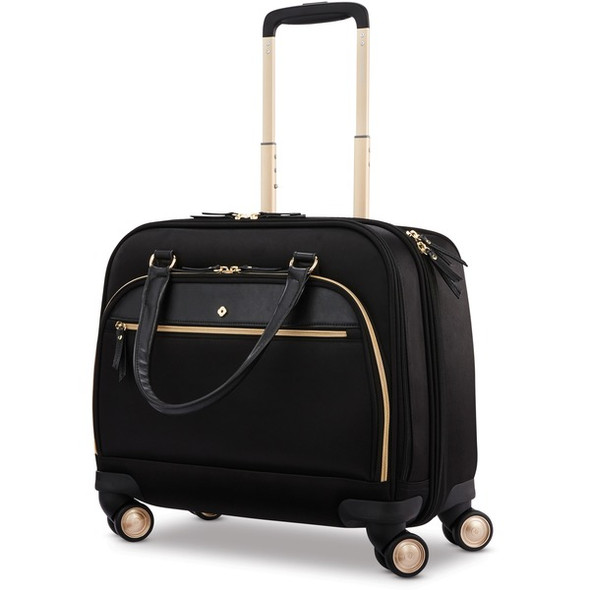 Samsonite Travel/Luggage Case (Roller) for 15.6" Notebook, Tablet - Black - Handle - 15.5" Height x 7" Width x 16.5" Depth - 1 Each