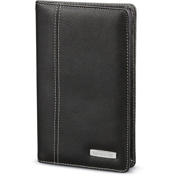 Samsonite Business Card Holder - 8" x 0.5" x 5" x - 1 Each - Black