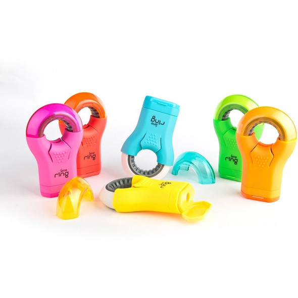 So-Mine Serve Ring Eraser & Sharpener - Plastic - Multicolor - 1 Each