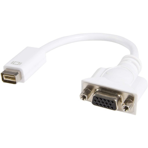 StarTech.com Mini DVI to VGA Video Cable Adapter for Macbooks and iMacs - Connect an Apple mini DVI-equipped computer to a VGA monitor. - mini dvi to vga cable - mini dvi to vga adapter - macbook vga adapter - Comparable to Apple M9320G/A