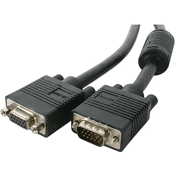 StarTech.com Coax High Res VGA Monitor extension Cable - HD-15 (M) - HD-15 (F) - 6 ft - 6ft VGA Cable - VGA Video Cable - VGA Monitor Cable - HD15 to HD15 Cable - VGA Extension Cable