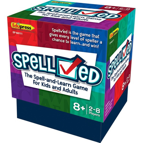 Teacher Created Resources SpellChecked Card Game - Educational - 2 to 8 Players - 1 Each