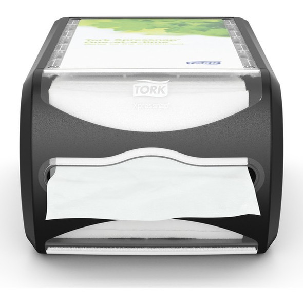 Tork Xpressnap&reg; Counter Napkin Dispenser Black N4 - Tork Xpressnap&reg; Counter Napkin Dispenser Black N4, Versatile Design, Signature Range, 5.7" x 7.5" x 12.1" , 6432000