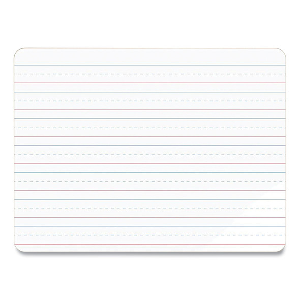 Double-Sided Dry Erase Lap Board, 12 x 9, White Surface, 10/Pack