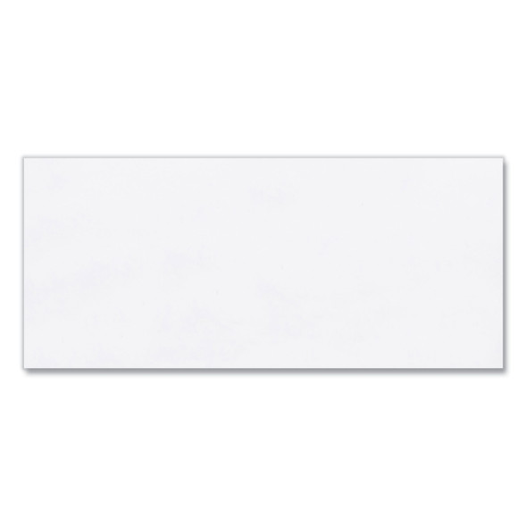 Open-Side Business Envelope, #10, Commercial Flap, Diagonal Seam, Gummed Closure, 4.13 x 9.5, White, 500/Box
