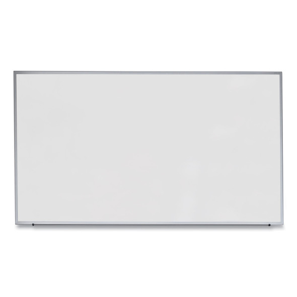 Deluxe Melamine Dry Erase Board, 72 x 48, Melamine White Surface, Silver Anodized Aluminum Frame